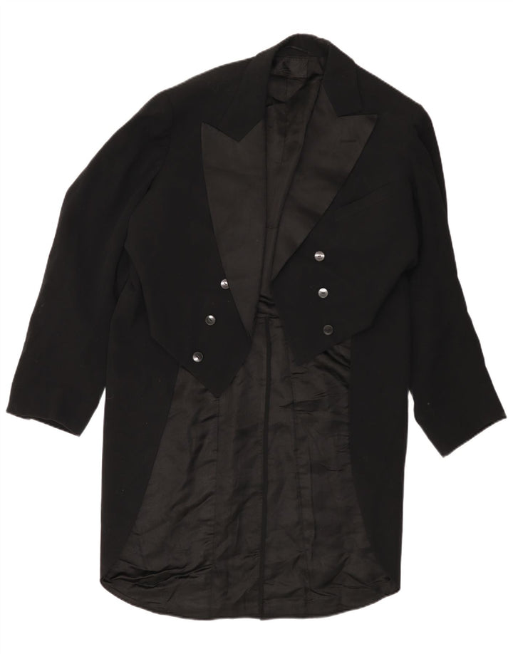 Męska marynarka frakowa VINTAGE UK 38, średnia czarna