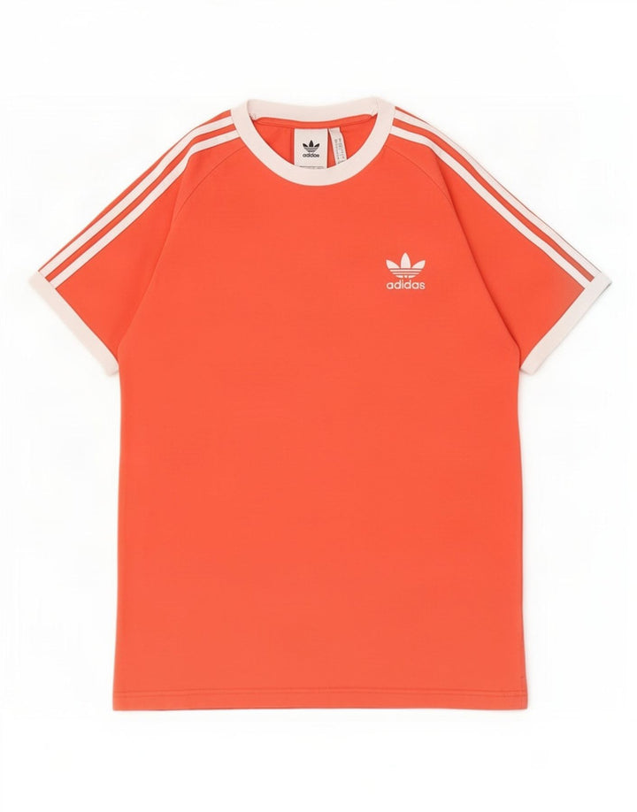 Adidas Męski T-shirt Top Średni Czerwony Bawełniany