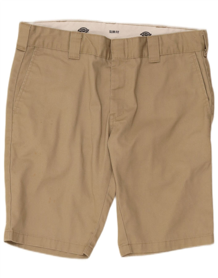 Męskie spodenki chino Dickies Slim Fit W36, duży, beżowy poliester