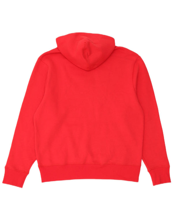 Męski sweter z kapturem New Balance Australian Catholic University, średni czerwony
