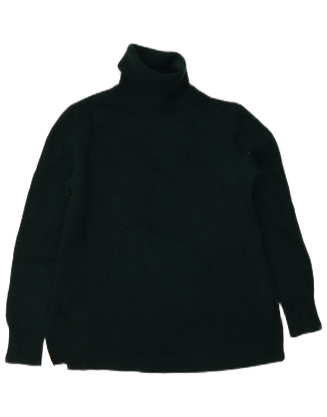 Sweter damski Massimo Dutti z wywijanym dekoltem UK 10 Small Green Wełna