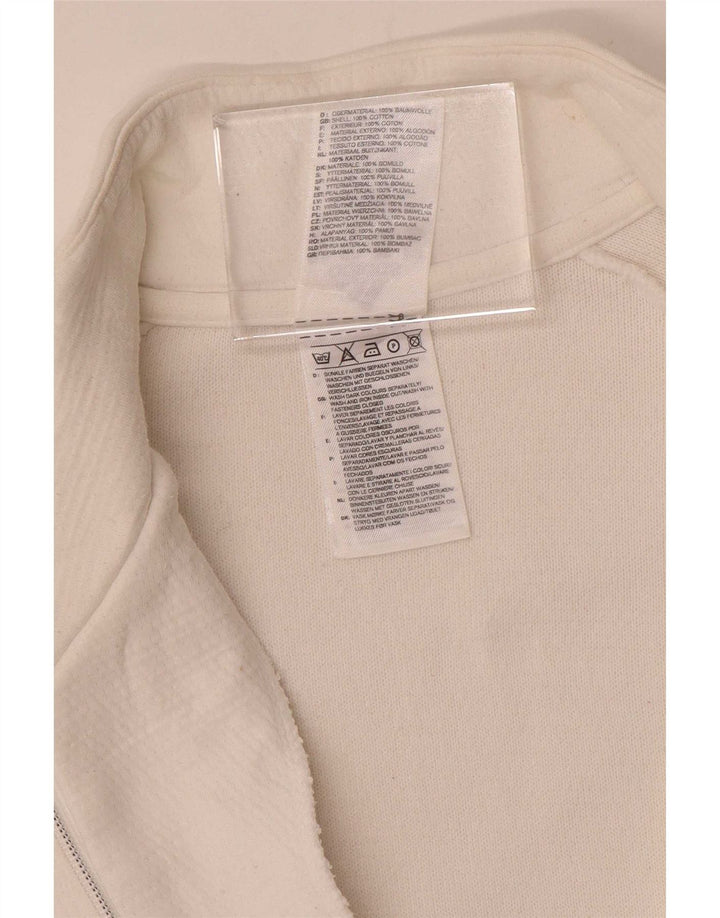 Damska kurtka dresowa Adidas Regular Fit UK 12 w średnie białe paski
