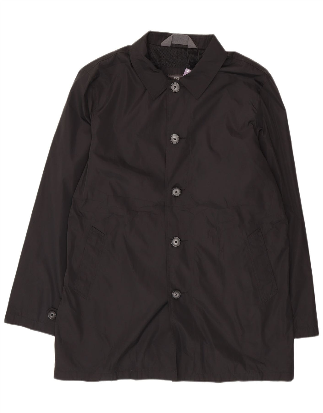 Męska kurtka przeciwdeszczowa Marks & Spencer UK 42 XL, czarna, poliestrowa