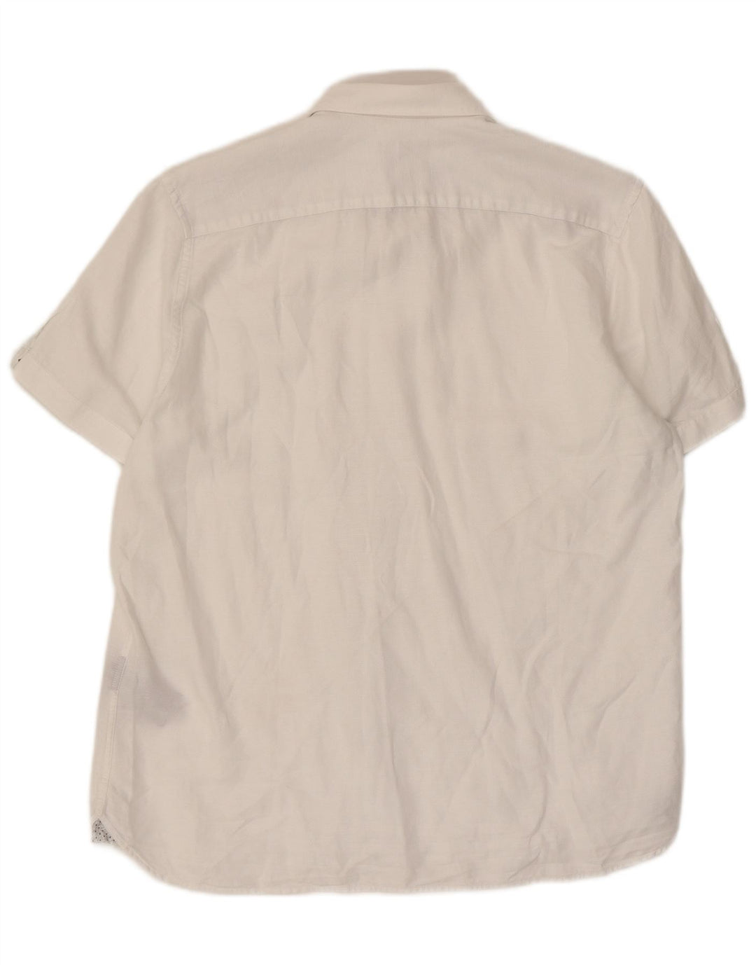 Koszula męska z krótkim rękawem Ted Baker, rozmiar 5 XL, biała, bawełniana
