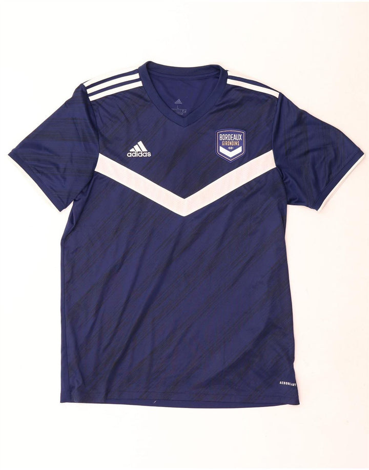 Adidas Męski T-shirt Aeroready Top Duży Granatowy Poliester