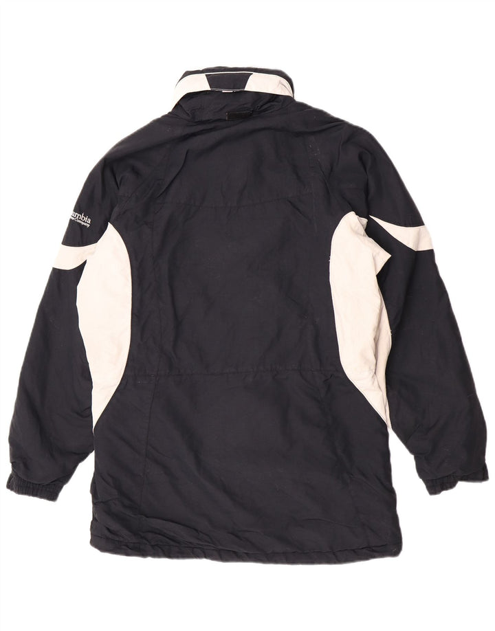 Damska kurtka oversize z wyściełaną wkładką Columbia UK 10, mała, granatowa, z blokami kolorów