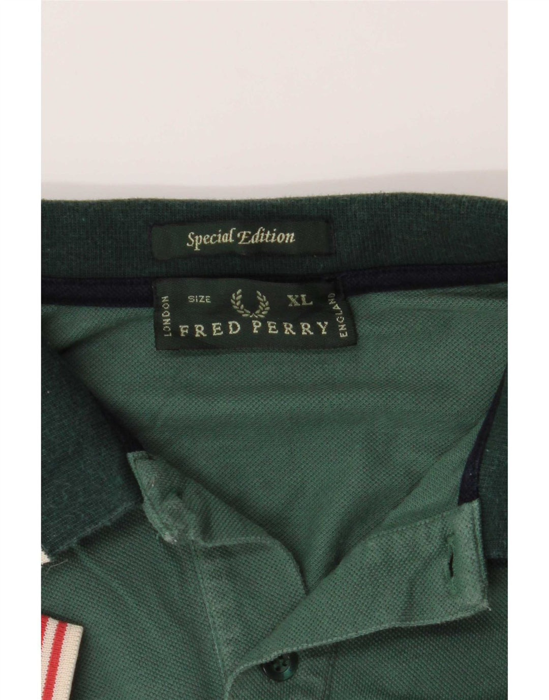 Męska koszulka polo Fred Perry XL w zielone paski