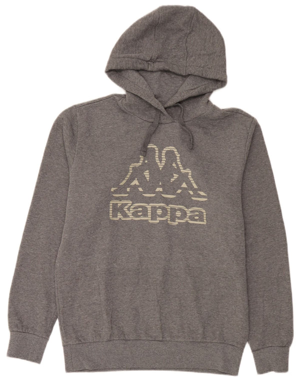 Damska bluza z kapturem Kappa o luźnym kroju, UK 14, średnioszara, nakrapiana
