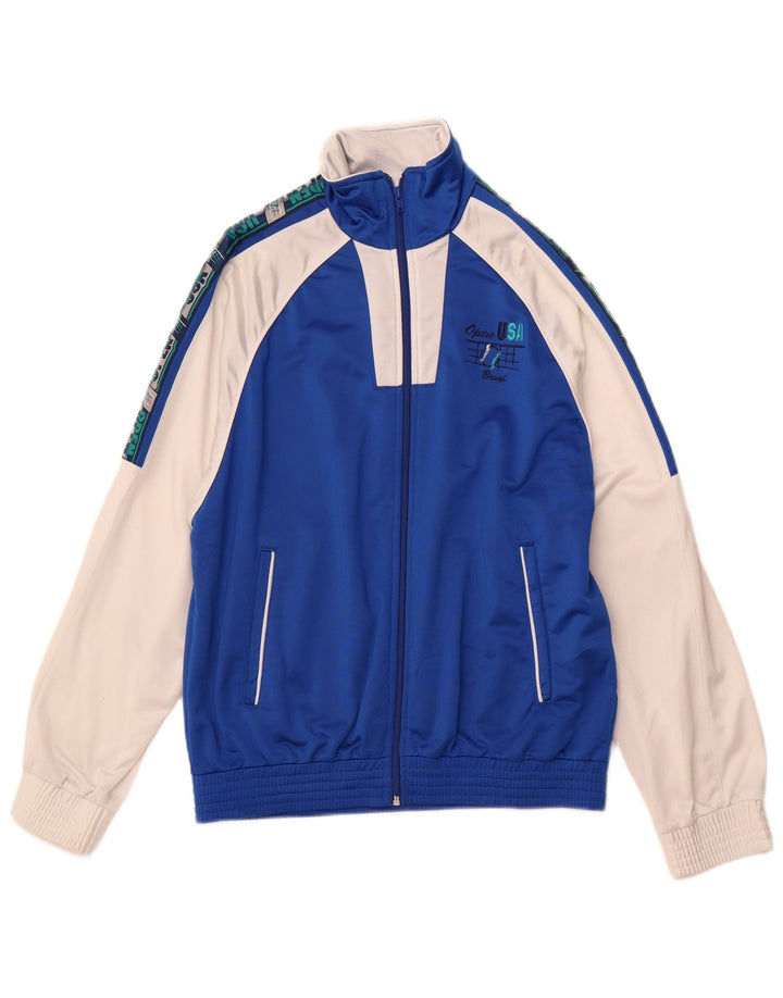 Męska kurtka dresowa BRUGI USA Graphic IT 48 w kolorze średnioniebieskim