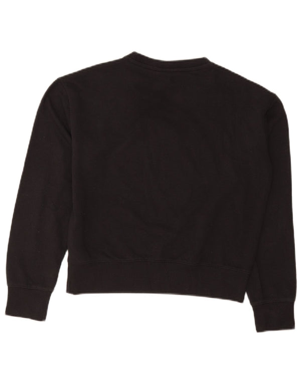 Dziewczęca bluza z grafiką Champion, 13-14 lat XL, czarna, bawełniana