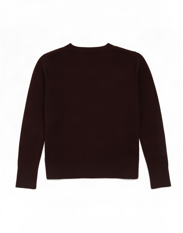 Sweter damski Oasis z okrągłym dekoltem UK 12, średni burgund, akryl