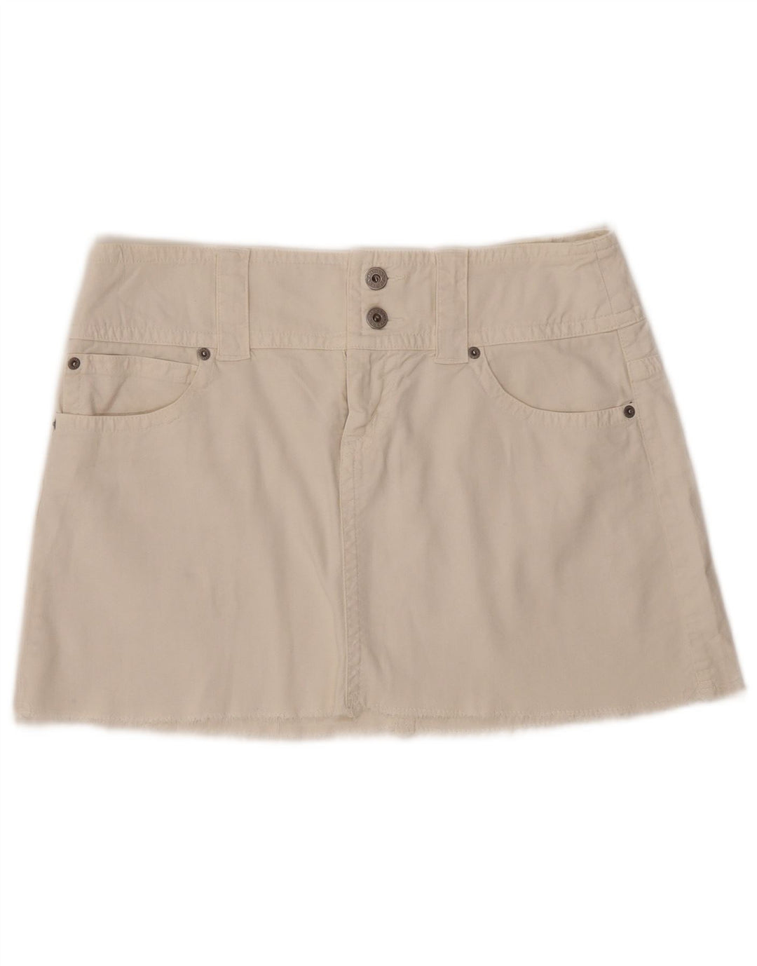 Guess Damska Denim Mini Spódnica Średnia W32 Biała