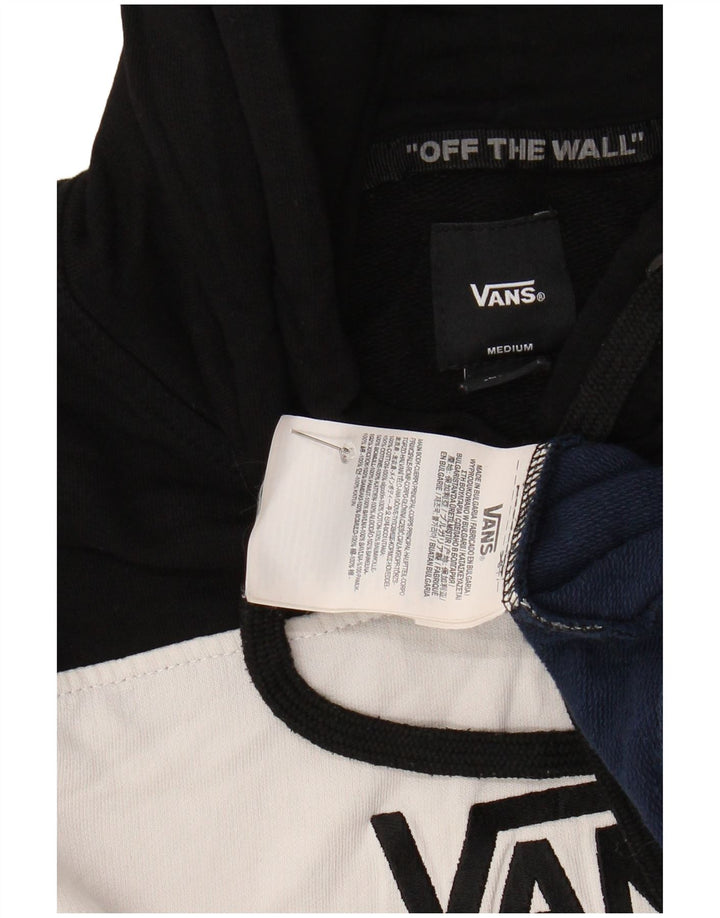 Męski sweter z kapturem VANS z grafiką, średniej wielkości, wielokolorowy, bawełniany z blokami kolorów