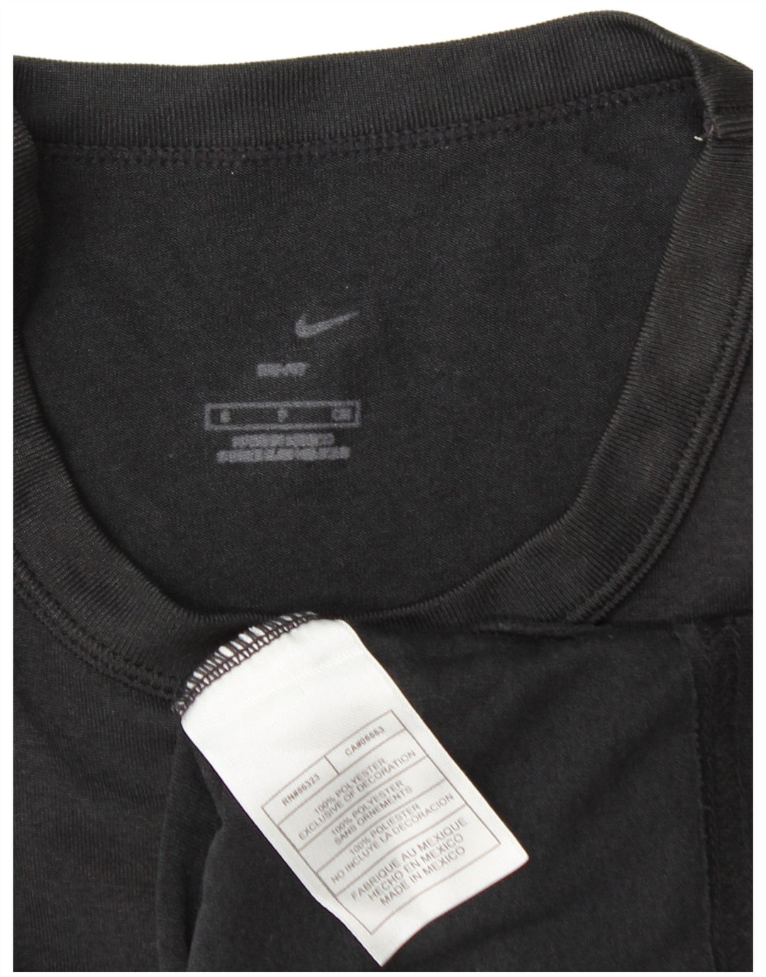 Męska koszulka Nike Dri Fit Top, średni czarny poliester