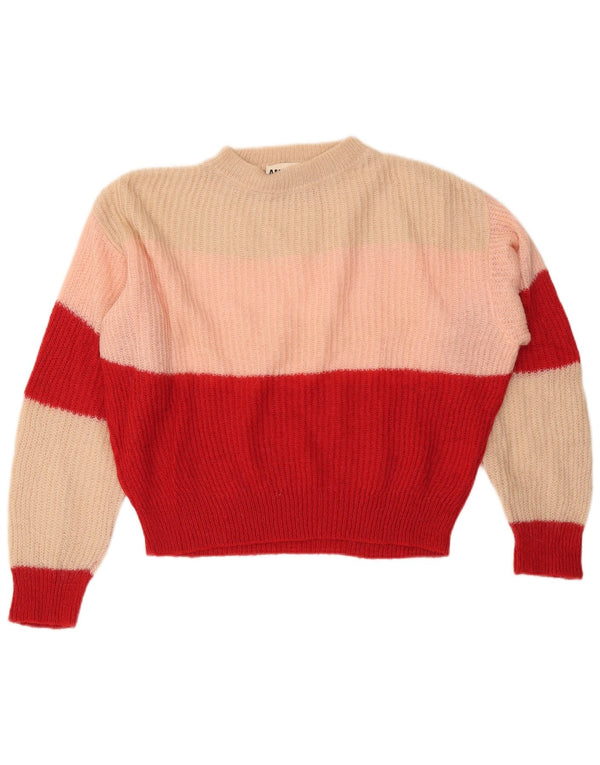 Vintage damski sweter z dekoltem w łódkę UK 20 2XL w kolorze złamanej bieli