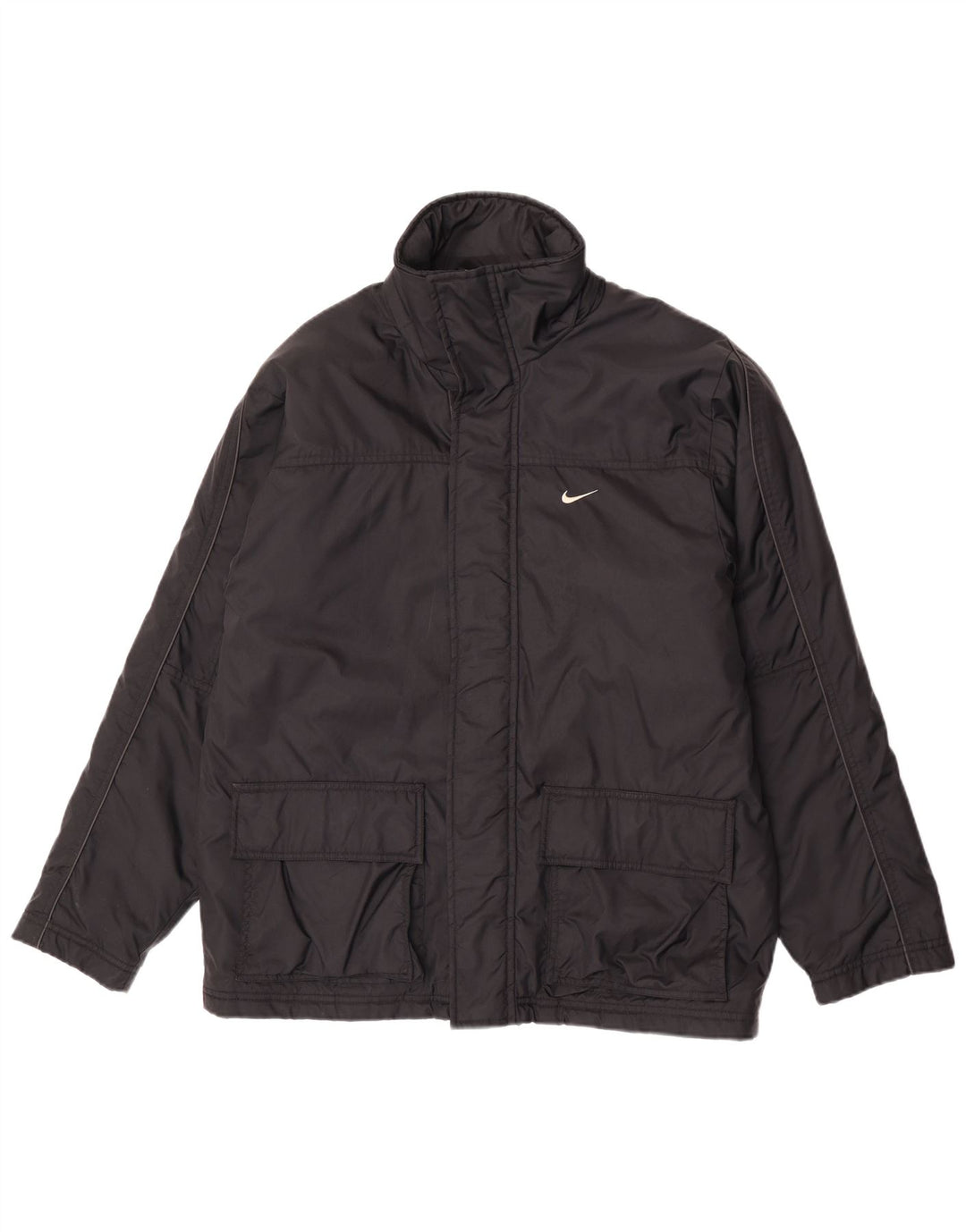 Męska kurtka wiatrówka Nike, średni czarny nylon