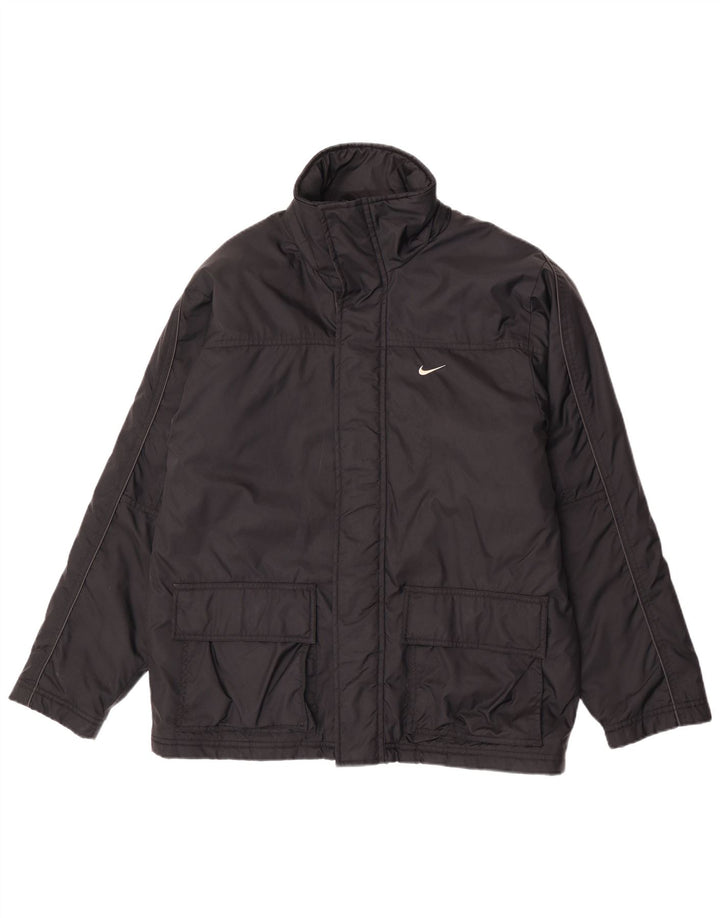 Męska kurtka wiatrówka Nike, średni czarny nylon