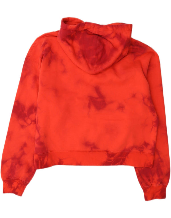 Damski sweter z kapturem i luźnym krojem Jordan UK 10 Small Red Tie Dye Cotton