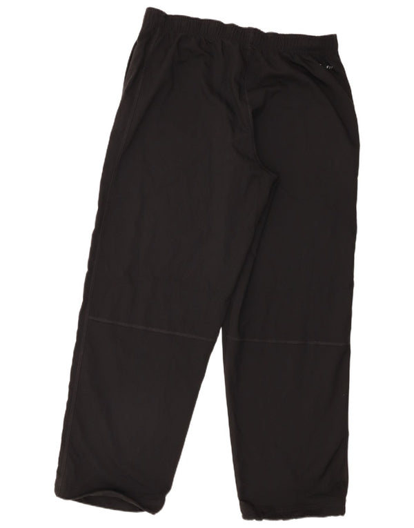 Męskie spodnie dresowe Nike Dri Fit, duże, czarne, poliestrowe
