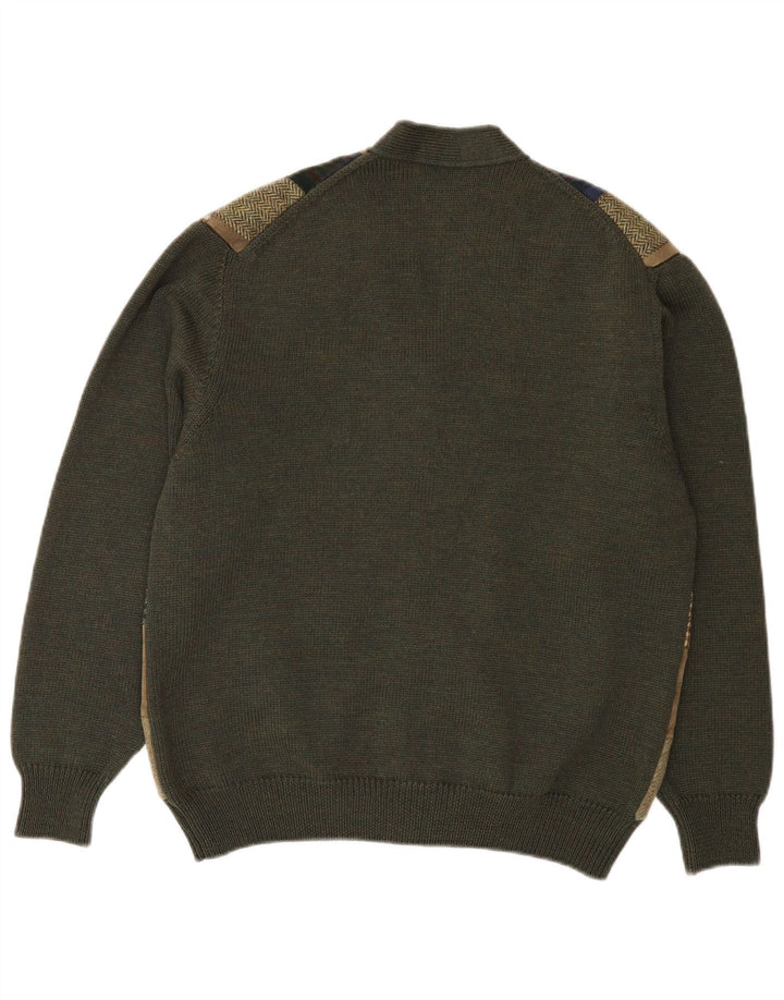 Męski sweter rozpinany John Ashfield Cricked Club IT 48 średni zielony