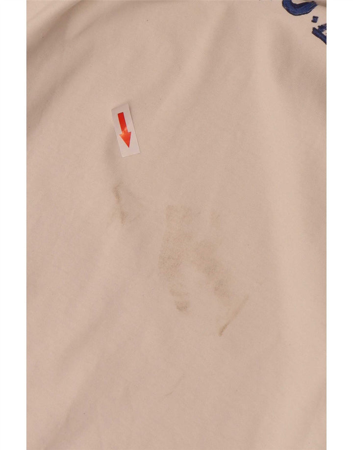 Męski T-shirt z grafiką Tommy Hilfiger, mały, biały, bawełniany