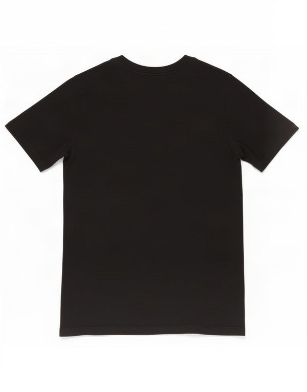 Chłopięcy T-shirt z grafiką Nike, 13-14 lat, XL, czarna, bawełniana z blokami kolorów