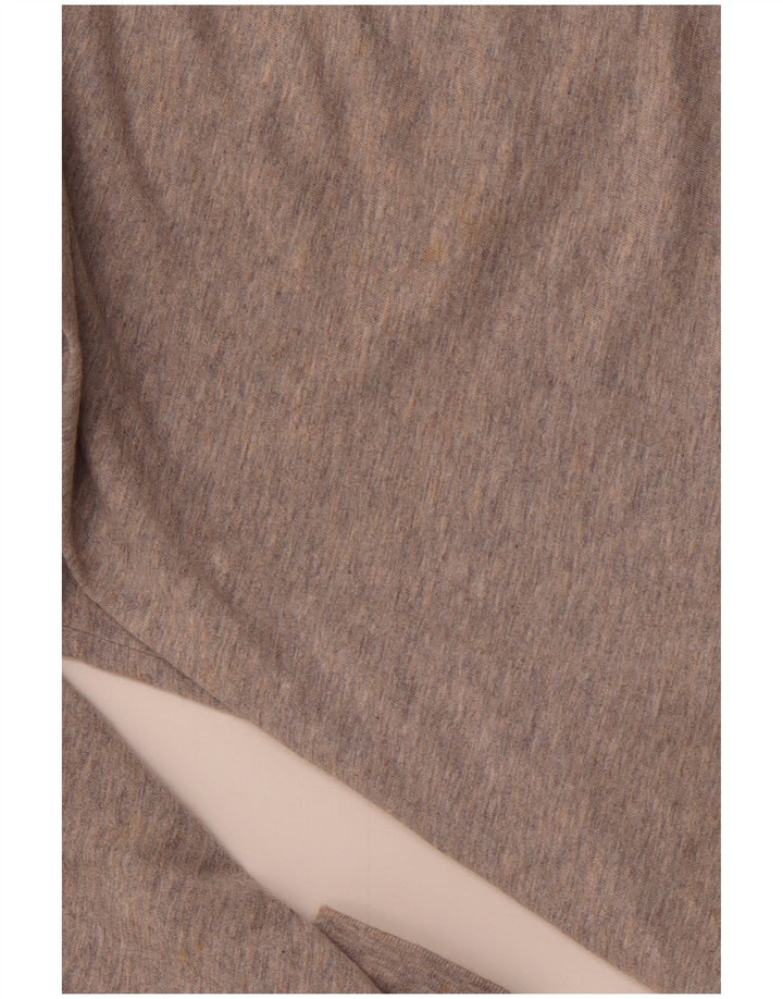 Męski top TOMMY HILFIGER Heritage z grafiką, długim rękawem, średnioszary, bawełniany