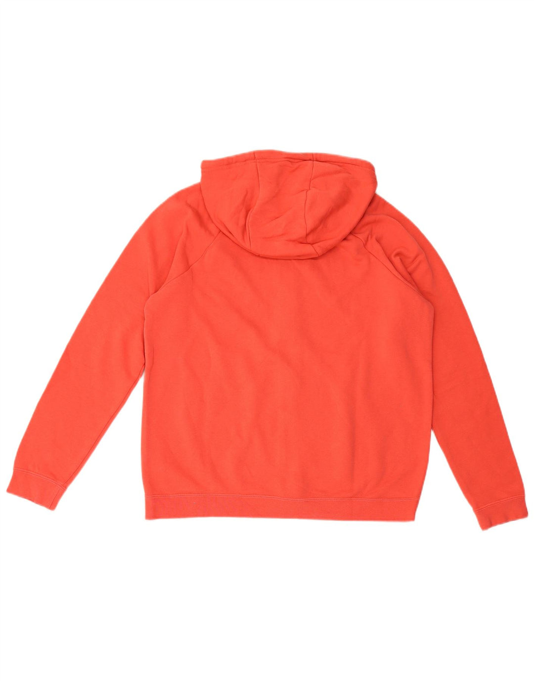 Damski sweter oversize z kapturem i zamkiem błyskawicznym Nike, UK 14, średni czerwony, bawełniany