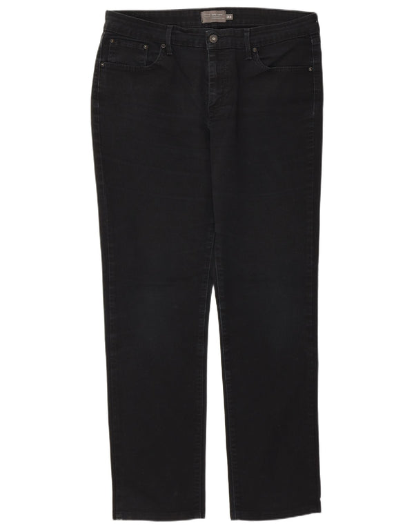 Damskie jeansy Levi's Demi Curve Classic Fit Straight W33 L30 Czarna bawełna