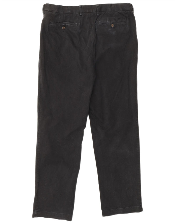 Męskie spodnie chino MARKS & SPENCER Blue Harbor, zwężane, W36 L33, czarne
