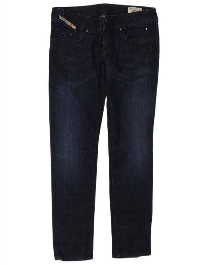 Diesel Damskie Slim Jeansy W29 L32 Granatowe Bawełniane