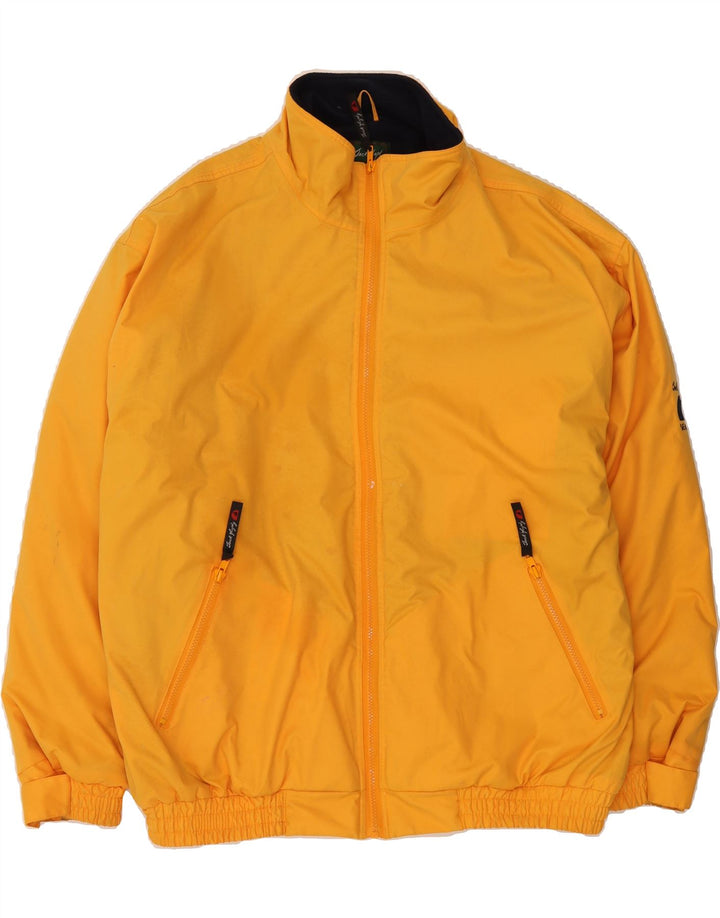 JACK MURPHY Mens Bomber Windbreaker Jacket UK 44 2XL Yellow Polyester Vintage Jack Murphy and Second-Hand Jack Murphy from Messina Hembry 