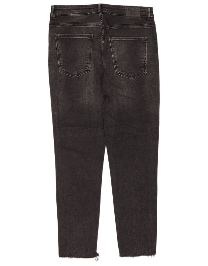 Damskie jeansy slim fit ZARA EU 42 Large W32 L27 czarne