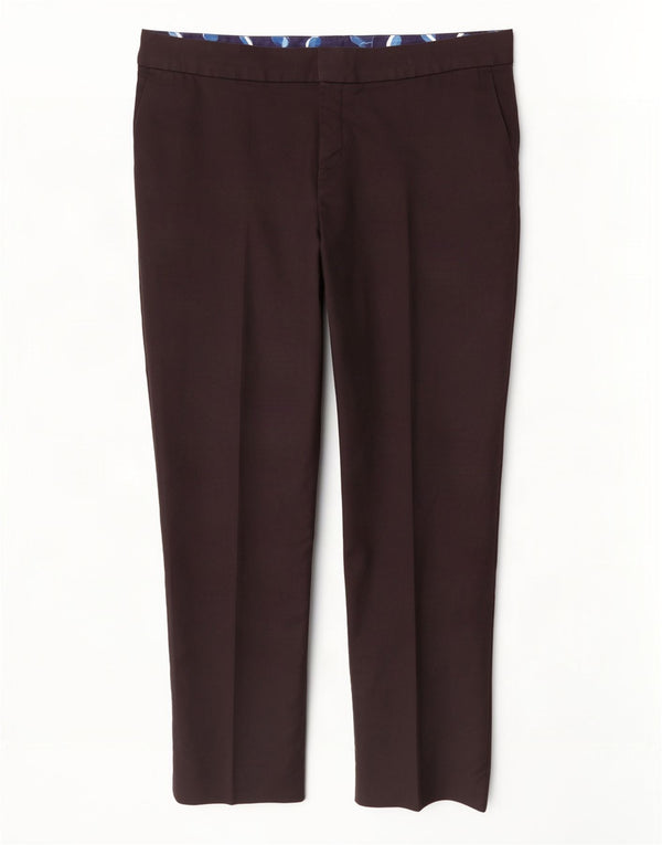 Boden Damskie proste spodnie chino z wysokim stanem UK 18 XL W38 L29 Czarne