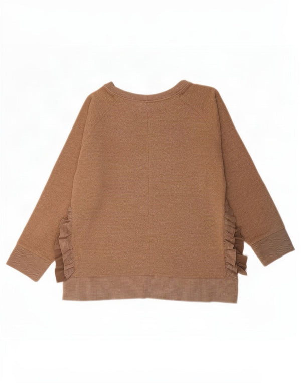 Sweter damski Zara z dekoltem w łódkę UK 16, duży brązowy