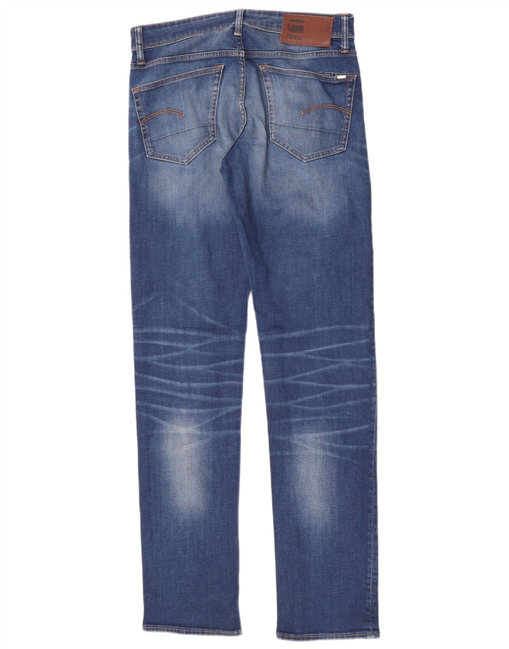 Męskie jeansy slim G-Star W32 L34 Niebieskie