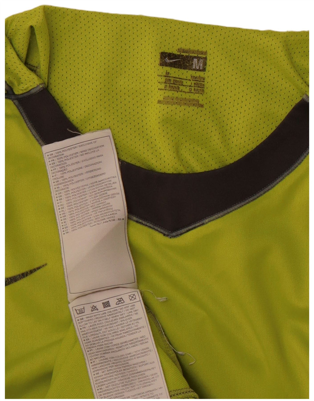 Męska koszulka T-shirt NIKE Mercurial, poliestrowa koszulka w kolorze średniej zieleni