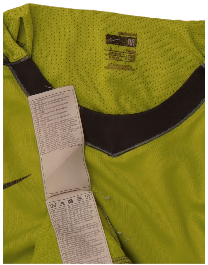 Męska koszulka T-shirt NIKE Mercurial, poliestrowa koszulka w kolorze średniej zieleni