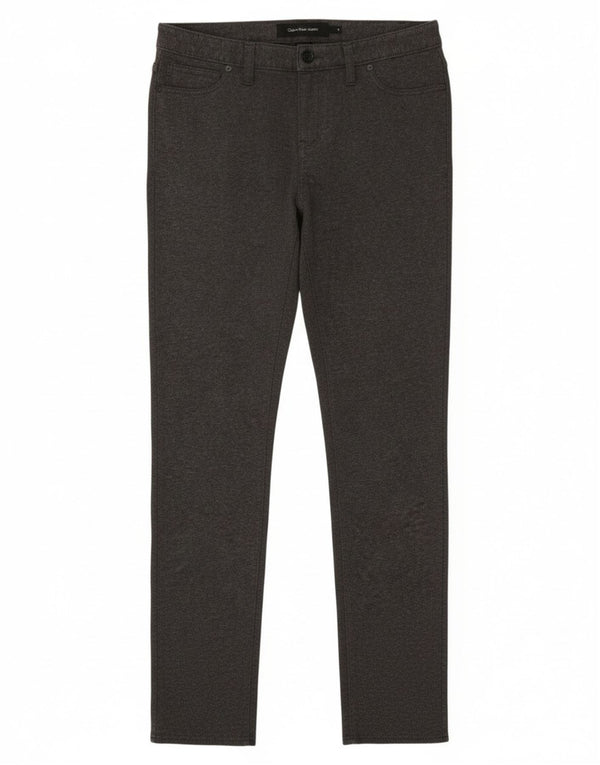 Damskie spodnie jeggingowe Calvin Klein US 8 Medium W30 L28 Szara bawełna