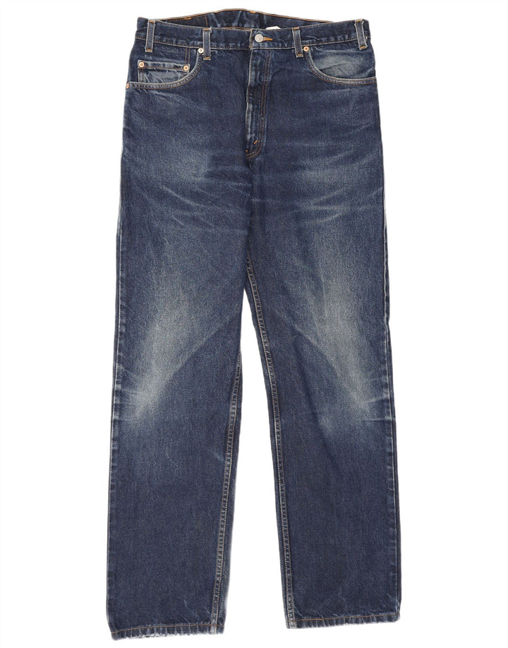 Męskie jeansy Levi's 505 Straight W36 L33 Niebieskie