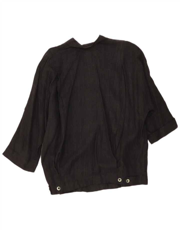 Max Mara Damska marynarka weekendowa oversize zapinana na 4 guziki UK 10 Small Black