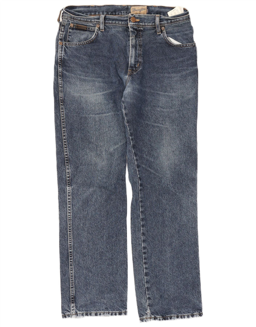 Męskie jeansy Wrangler Texas Straight W34 L30 Niebieskie, bawełniane