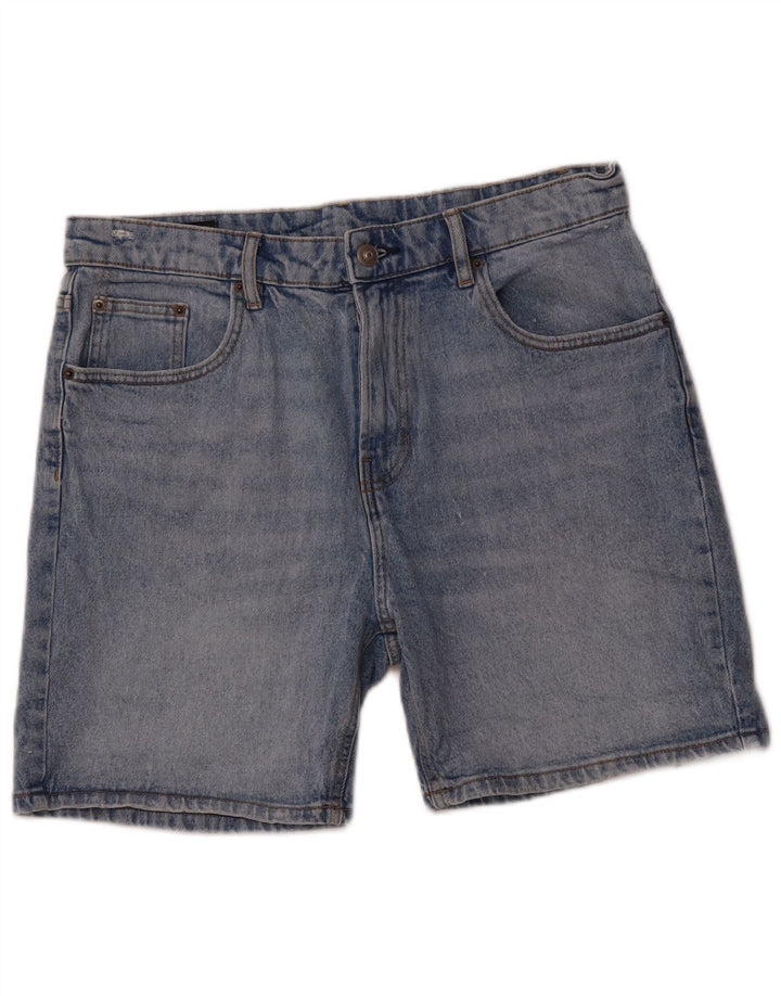Męskie spodenki jeansowe ZARA EU 42 Large W32 Niebieskie bawełniane