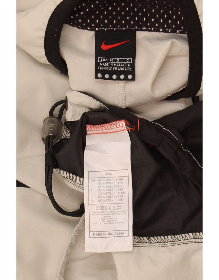 Damska bluza dresowa Nike US 12/14 z dużym beżowym blokiem kolorów