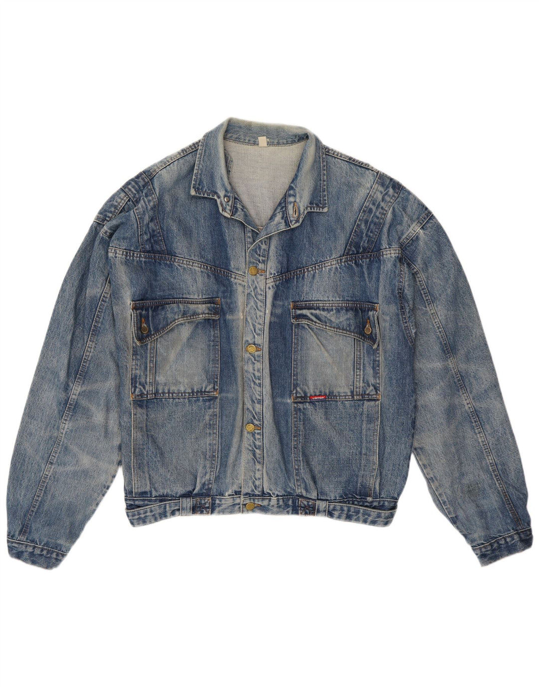 Vintage męska kurtka dżinsowa UK 42 XL niebieska
