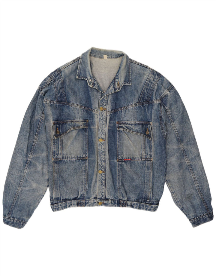 Vintage męska kurtka dżinsowa UK 42 XL niebieska