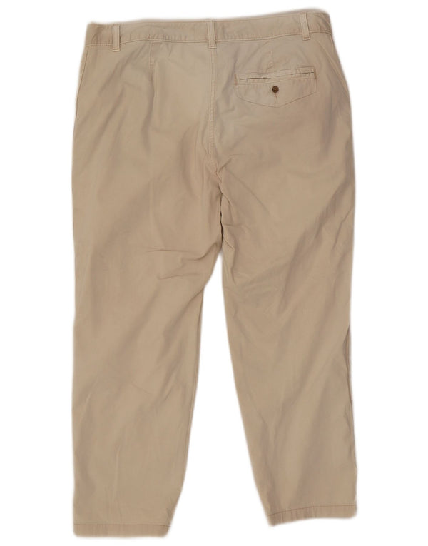Marks & Spencer Krótkie spodnie damskie UK 16 duże W34 L25 Off White