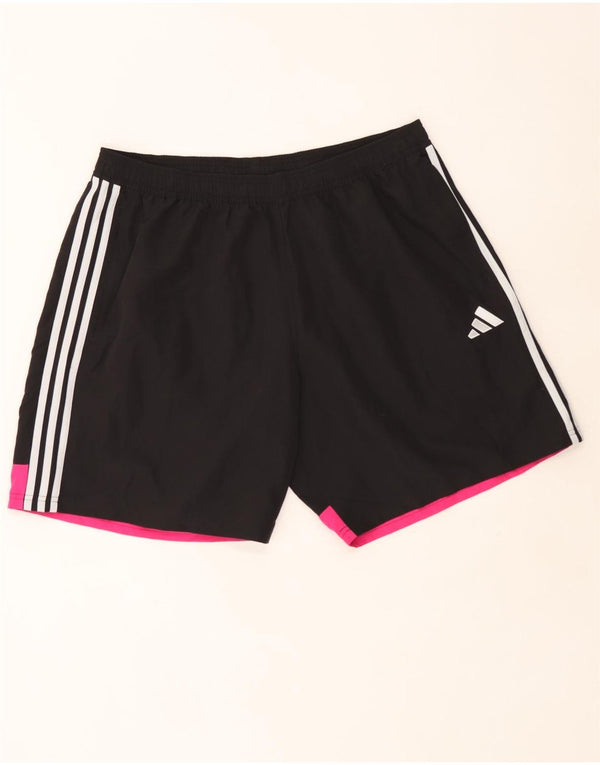 Męskie spodenki sportowe Adidas Aeroready Slim Fit 2XL Czarny poliester z blokami kolorów