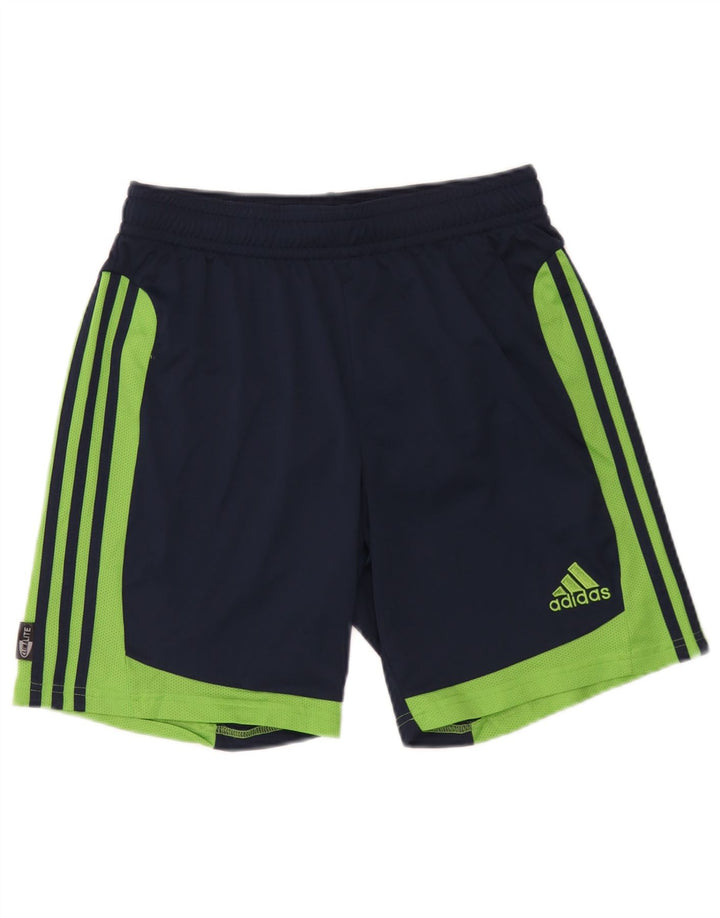 Spodenki sportowe Adidas Męskie Clima 365 Średni granatowy poliester z blokami kolorów