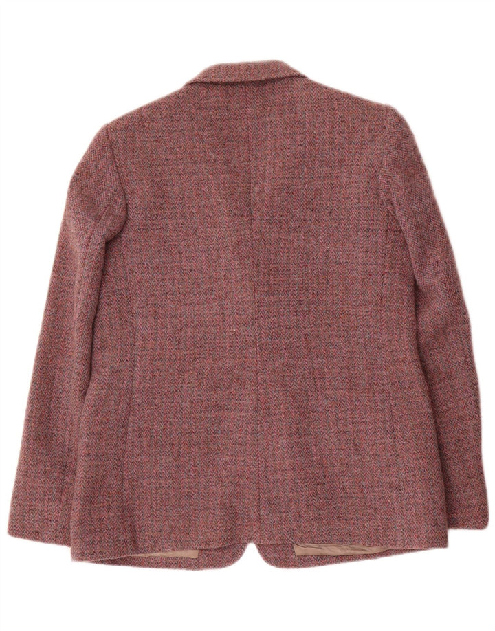 Kurtka damska Orvis Harris Tweed Blazer UK 12 Średnia czerwona jodełka